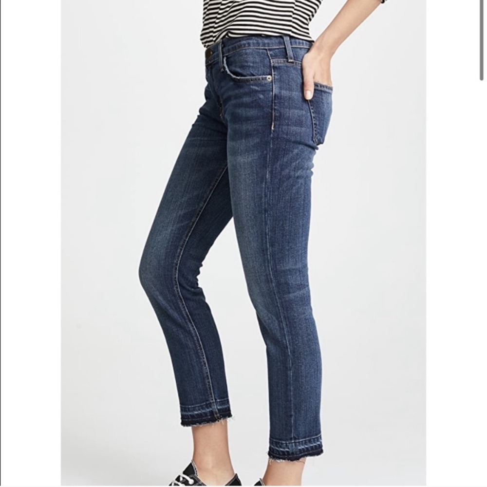 SOLD ❌ Current/Elliott Straight Crop Release Hem Jean 27 - Picture 2 of 9